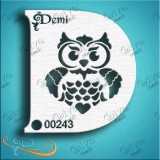 Diva Stencils Demi Owl